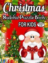 Christmas Sudoku Puzzle Book For Kids Ages 6-8