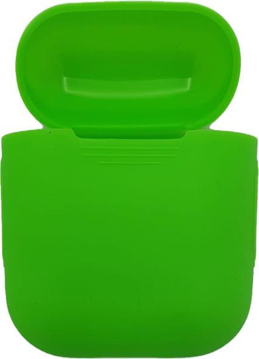 Airpod Case – Airpod Hoesje – Voor Airpods 1&2 - Silicone Groen – oDaani