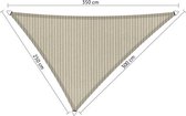 Shadow Comfort® Ongelijkzijdige Driehoek Schaduwdoek - UV Bestendig - Zonnedoek - 250 x 300 x 350 CM - Sahara Sand