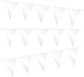 e-Carnavalskleding.nl Vlaggenlijn wit | witte slinger 10 meter