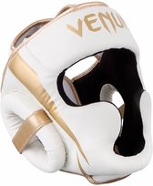 Protège-tête Venum Elite Headgear Wit Or Protège- Protection de la tête Venum