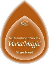 GD62 Versamagic dewdrop inktkussen - krijt pastel - Gingerbread gember bruin - lichtbruin - stempelkussen