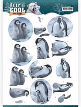 Penguins - Keep it Cool 3D-Knipvel Amy Design 10 stuks