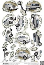 Wedding Cars 3D-Knipvel Amy Design 10 stuks