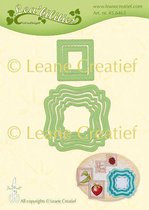 Leabilitie® Frames swirl & postzegels snij en embossing mal
