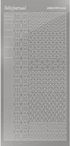 Hobbydots sticker - Mirror - Silver 10 stuks