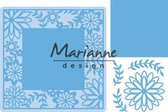 Marianne Design Creatables snij en embosstencil - Bloemenlijst vierkant
