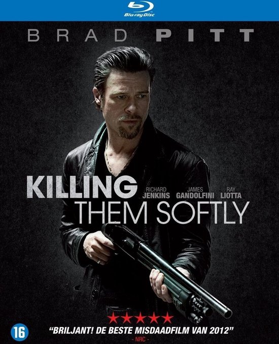 Blu-ray cover van Killing Them Softly met Brad Pitt.