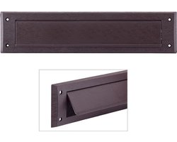 Tochtklep - Bruin - Kunststof - door-line - Binnen Bruin 52.00.035