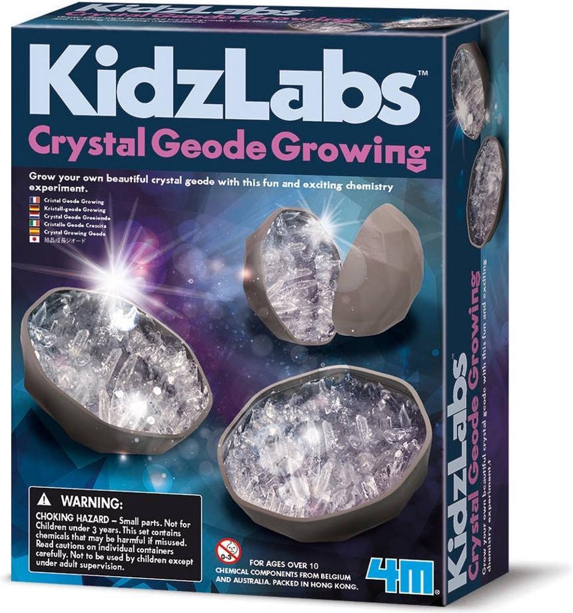 4m Kidzlabs Geode Kristal Groeiset