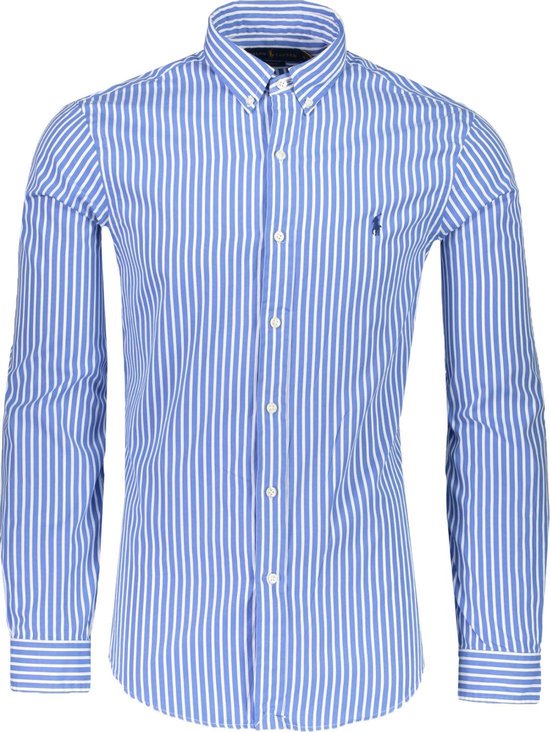 Uitverkoop regenval ei Polo Ralph Lauren Overhemd Blauw Getailleerd - Maat L - Heren - Lente/Zomer  Collectie... | bol.com