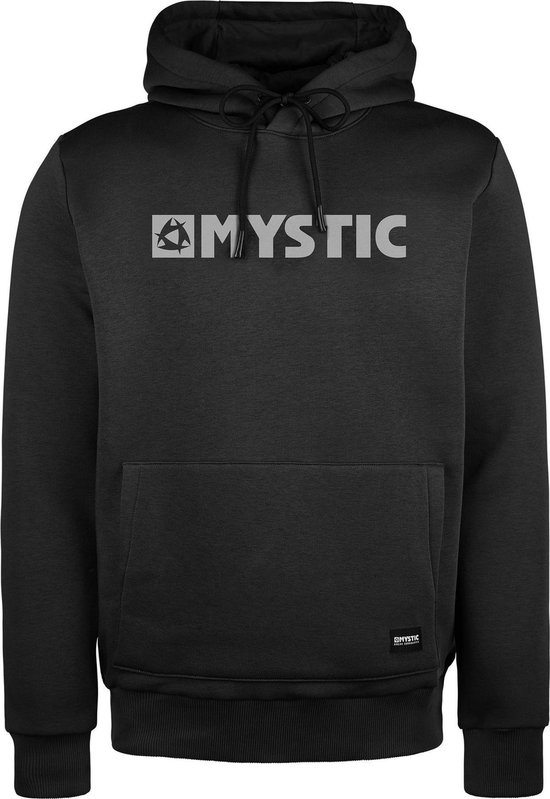 Mystic Heren Vest Brand Hood Sweat - Black