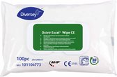 DIVERSEY OXIVIR EXCEL WIPE CE -DESINFECTIE- EN REINIGINGS DOEKJES - PAKJE = 100 DOEKJES