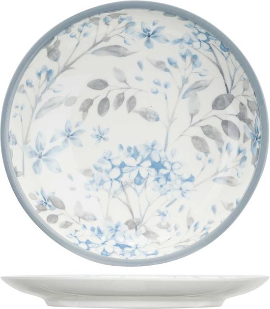 EmporioZani Touch Mel York Dessertteller Blumen Set 4 Stück 100