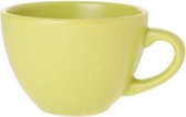 Cosy en Trendy Serena Green Koffiekopje D9.2xh6.2cm 21.5cl Aardewerk - (Set van 6) En Yourkitchen E-kookboek - Heerlijke Smulrecepten