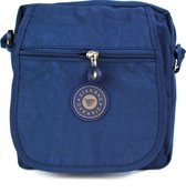 Massi Miliano Reistas Unisex Crinkle-Nylon  Blauw ( KP0101-8)