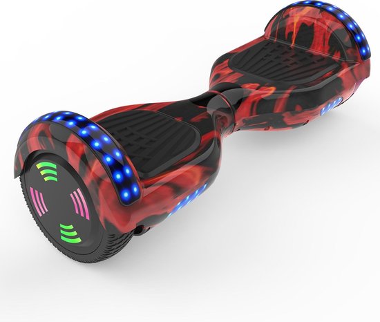 Hoverboard + Zitcombo – 6,5 Inch, Zelfbalancerend, Met Bluetooth-speaker En LED, Voor Kinderen (incl. Go-kart)