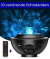 Zedar sterren projector - Zwart - Met afstandsbediening - 10 kleuren licht sterrenhemel (galaxy projector)