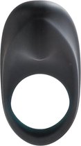 Vedo – Siliconen Koppel Cockring met Vibratie en Accu voor Dubbelzijdig Verwenning – 10 cm – Zwart