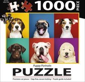 Puppy Portraits Puzzel - 1000st