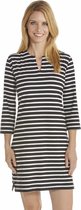 Coolibar UV jurk Dames - Zwart/Wit - Maat XL