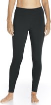 Coolibar UV zwemlegging Dames - Zwart - Maat S