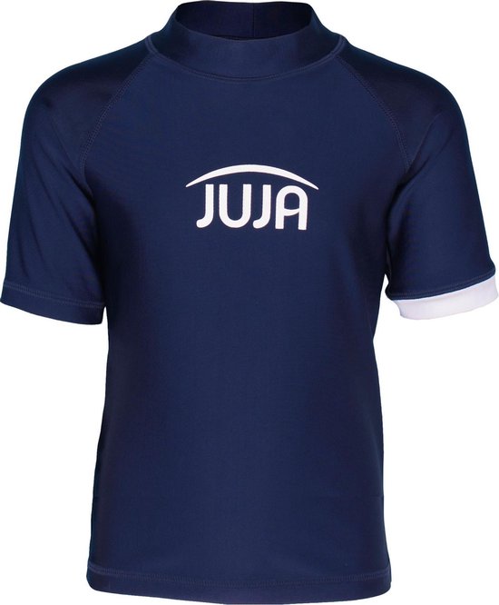 JUJA - UV Zwemshirt voor kinderen - korte mouwen - Solid - Donkerblauw - maat 98-104cm