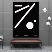 Bauhaus Movement Poster - 13x18cm Canvas - Multi-color