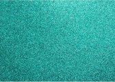 Glitterkarton Turquois - 50x70cm pak a 10 vel