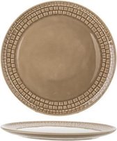 Portugal Taupe Dinerbord - Plat - Ø 28cm