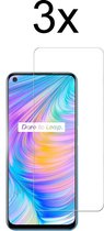 Realme Q2 Screenprotector - Beschermglas Realme Q2 Screen Protector Glas - 3 stuks