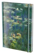 Carnet d'adresses A6 - Réflexion verte Claude Monet