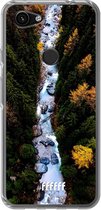 6F hoesje - geschikt voor Google Pixel 3a -  Transparant TPU Case - Forest River #ffffff