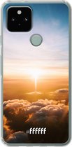 6F hoesje - geschikt voor Google Pixel 5 -  Transparant TPU Case - Cloud Sunset #ffffff