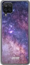 6F hoesje - geschikt voor Samsung Galaxy A12 - Transparant TPU Case - Galaxy Stars #ffffff