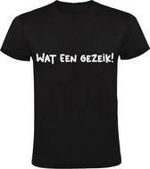 Wat een gezeik Heren t-shirt | Chanteau Meiland | Martin Meiland | gezeik | wijnen | grappig | cadeau | Zwart