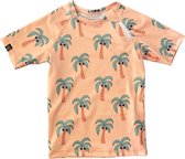 Beach & Bandits - UV Zwemshirt voor kinderen - Palm Breeze - Sunny Cream - maat 128-134cm