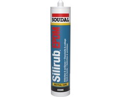 Soudal Silirub EPDM 300 ml Zwart - Silirub EPDM
