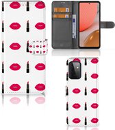 Telefoonhoesje Geschikt voor Samsung Galaxy A72 Beschermhoes Lipstick Kiss