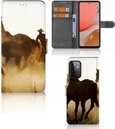 GSM Hoesje Samsung Galaxy A72 Bookcase Cowboy