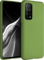 kwmobile telefoonhoesje voor Xiaomi Mi 10T / Mi 10T Pro - Hoesje voor smartphone - Back cover in pastel-olijfgroen