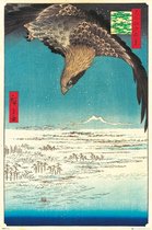 Hiroshige poster Japans kunst vogel havik 61x91.5cm.