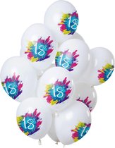 Ballonnen 18 Jaar Feest 30cm 12st