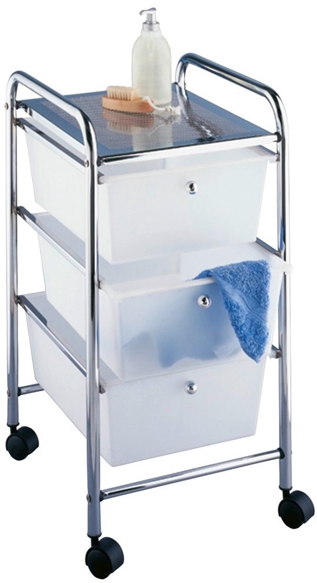 Wenko Badkamerrek Messina 65 X 39 Cm Chroom Transparant