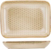 Toluca Amber Minibordje - Klein Klein Dinerbord - Ontbijtbord - 14,5x10,5cm