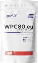 Protein Poeder - OstroVit WPC80.eu ECONOMY 700 g - 700 g - Aardbei Banaan
