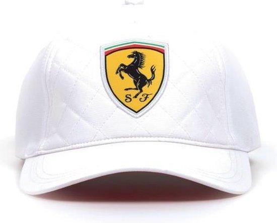 Scuderia Ferrari Quilted Cap White - Ferrari