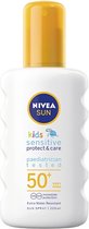 Nivea - Kids Spray SPF 50 + Sun Kids (Pure & Sensitive Sun Spray) 200 ml - 200ml
