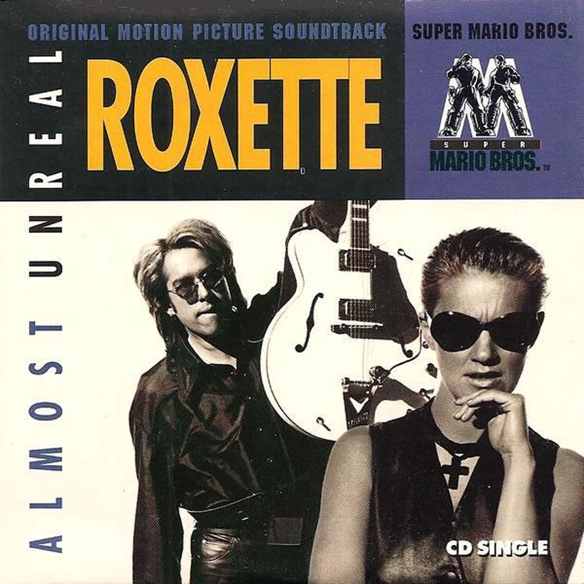 Roxette almost unreal (Super mario bros track) cd-single