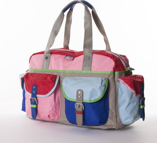 Oilily - Babytas Travelbag Multicolor - Colorblock | bol.com